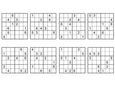 Klasik Sudoku Etkinlikleri (6x6) - Seviye 2