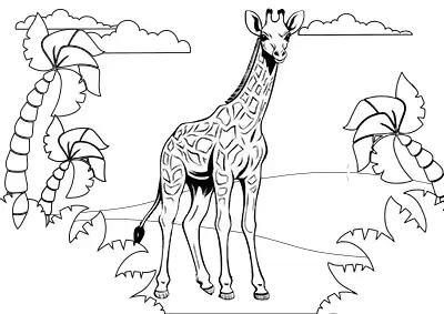 Zürafa Boyama