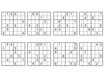 Klasik Sudoku Etkinlikleri (6x6) - Seviye 3