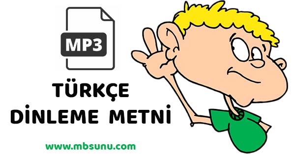 1. Sınıf Türkçe Dinleme Metni (MEB) - Çanakkale - mp3 indir