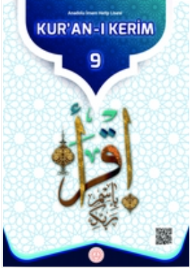 9.Sınıf Kur'an-ı Kerim Ders Kitabı (Meb) pdf indir